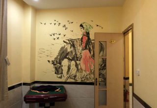 饭店壁画手绘–驴庄壁画手绘–室内装饰壁画手绘